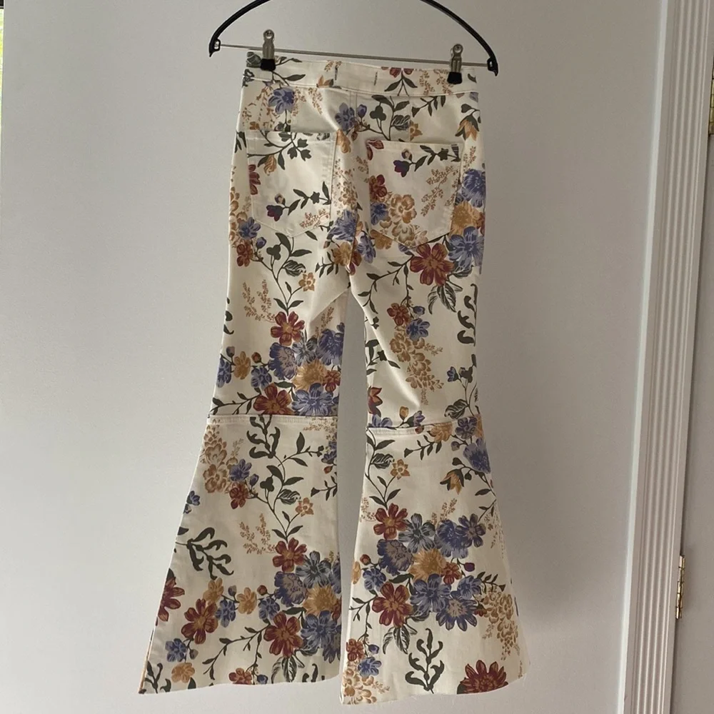 We The Free Floral Flare Jeans - Multicolor - Picture 2 of 8